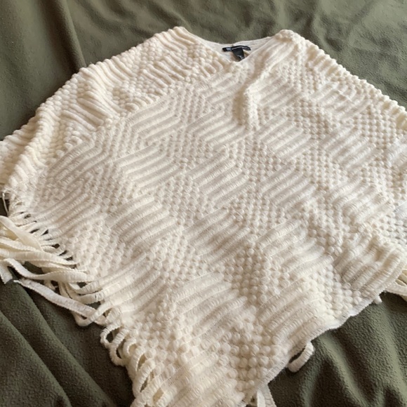 INC International Concepts Sweaters - INC light-weight cream poncho.  Size Small/Medium